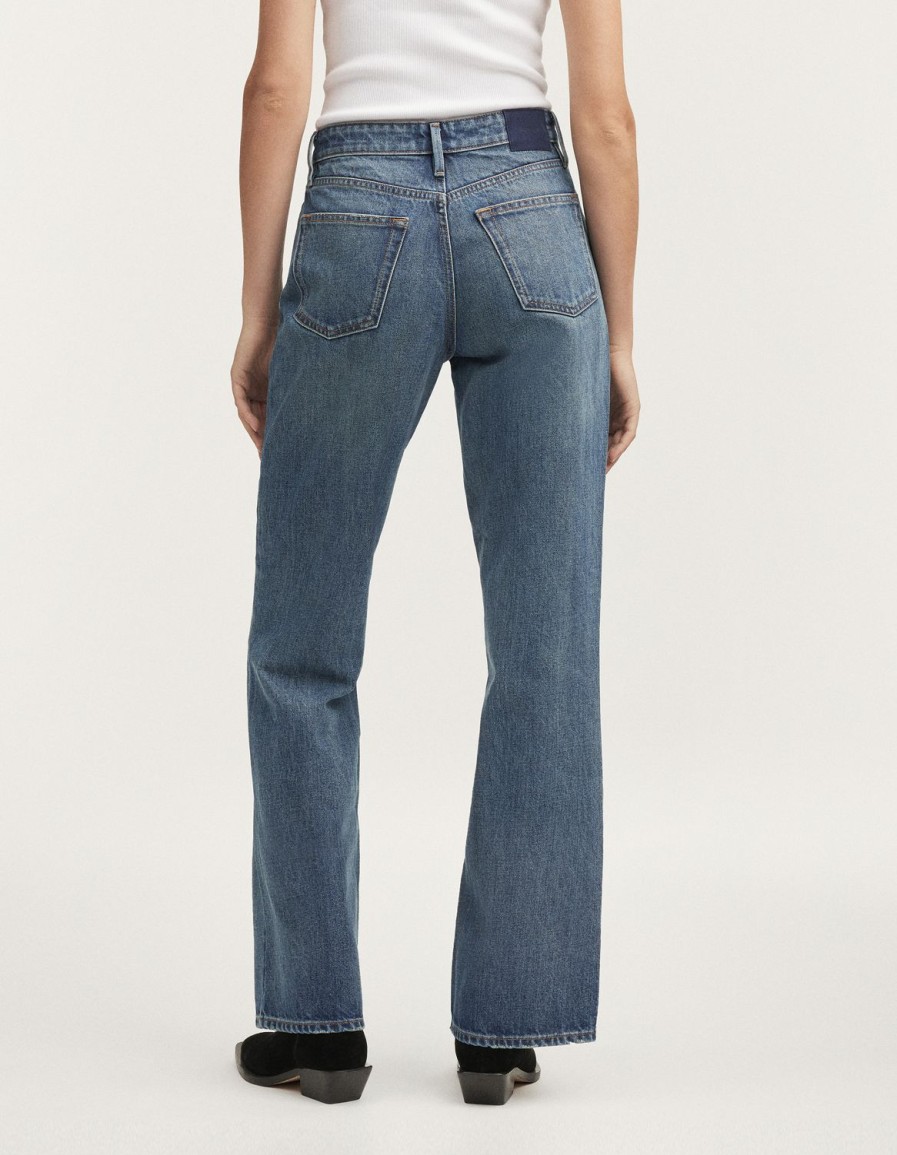 Vrouwen Denham Jeans | Ik Ben Een Vintage Losse Pasvorm Middenblauw