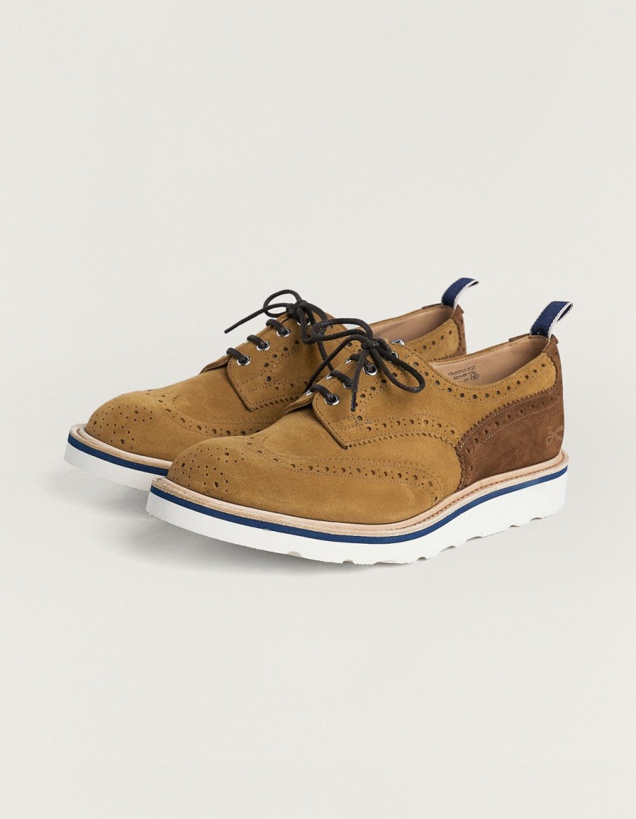 Heren Denham Accessoires | Denham X Tricker'S Bourton Brogueschoen Bruin