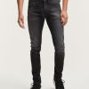 Heren Denham Jeans | Bolt Warp & Ecru Weft Denim - Skinny-Fit Zwart