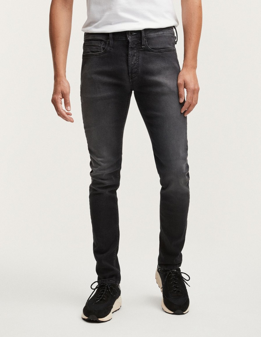 Heren Denham Jeans | Bolt Warp & Ecru Weft Denim - Skinny-Fit Zwart