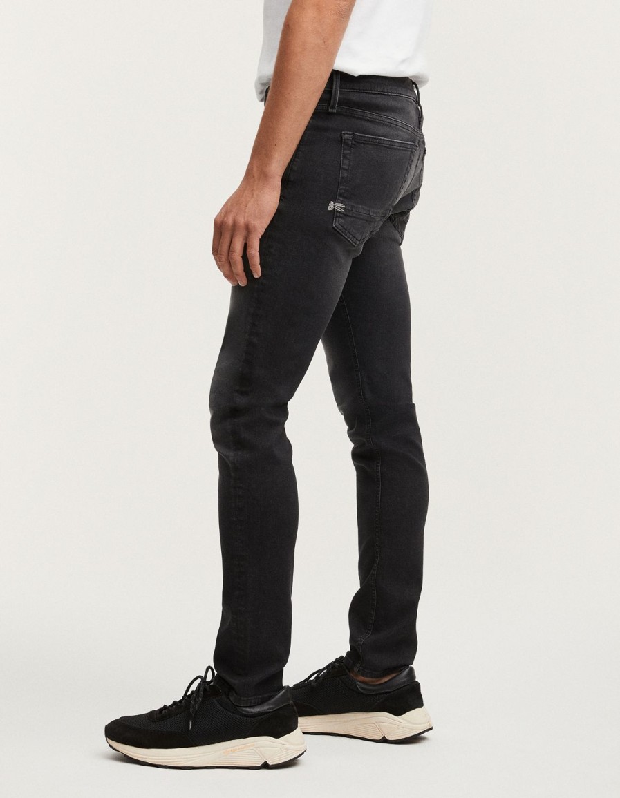 Heren Denham Jeans | Bolt Warp & Ecru Weft Denim - Skinny-Fit Zwart