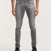 Heren Denham Mager | Bolt Subtiele Fade Denim - Skinny Pasvorm Grijs