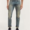 Heren Denham Jeans | Razor Authentieke Vintage Selvedge - Slim Fit Donkerblauw