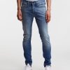 Heren Denham Jeans | Bolt Gots Natuurlijk Licht Indigo Denim - Skinny Pasvorm Blauw