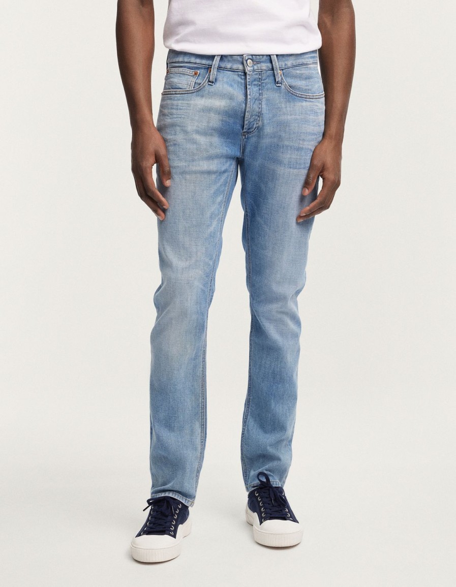 Heren Denham Jeans | Razor Candiani Linkshandig Donker - Slim Fit Donkerblauw