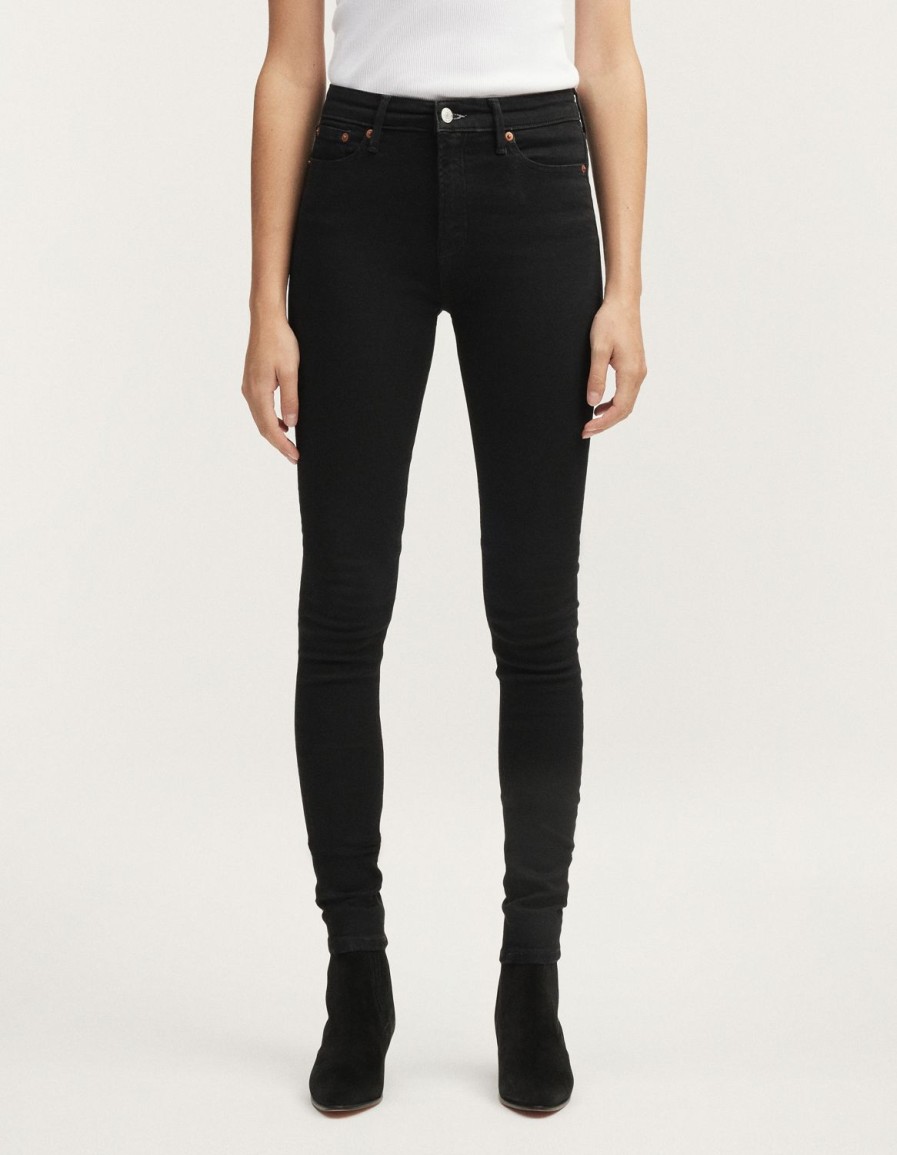 Vrouwen Denham Jeans | Azumi Diepe Skinny-Pasvorm Zwart