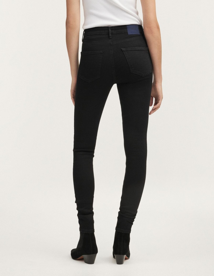 Vrouwen Denham Jeans | Azumi Diepe Skinny-Pasvorm Zwart