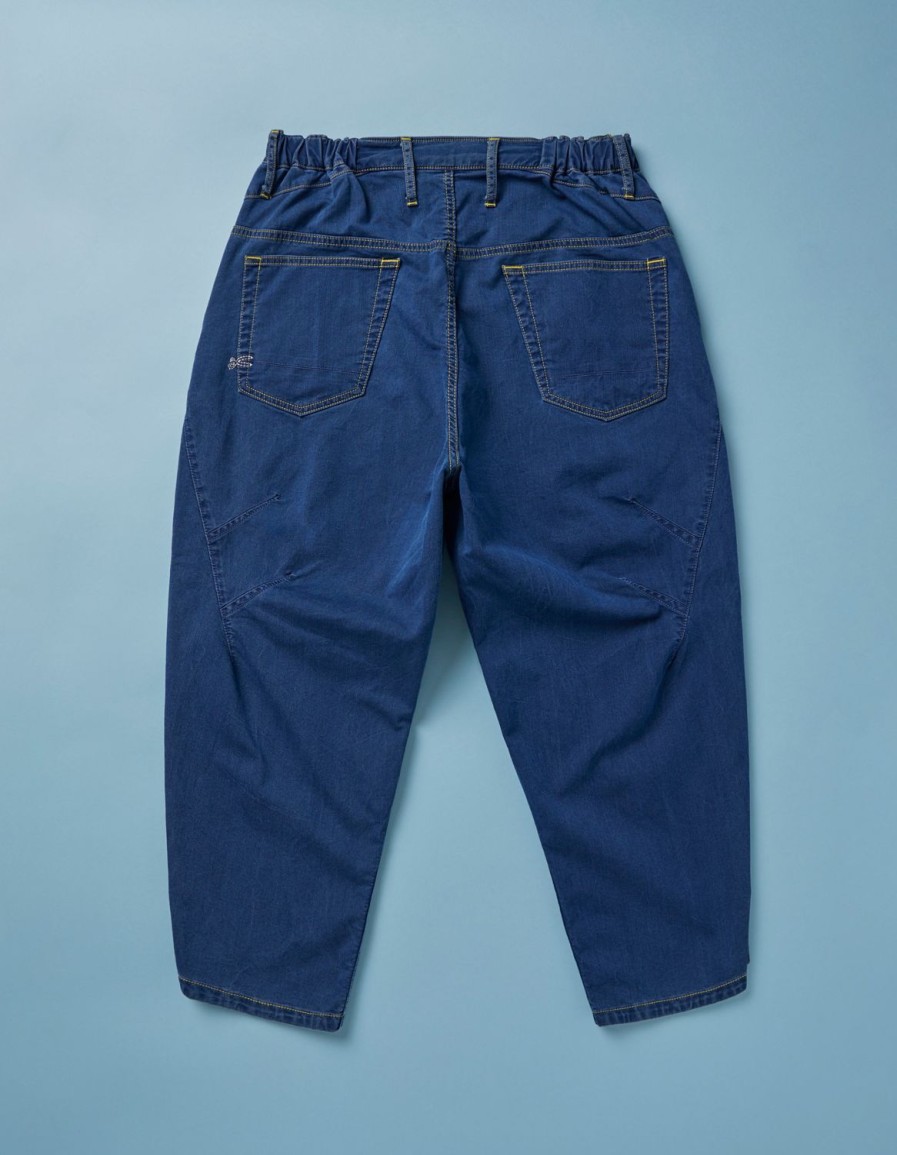 Heren Denham Broek | Mij Tech-Denimbroek - Losse Pasvorm Indigo