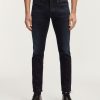 Heren Denham Dun | Razor Zwart - Slim-Fit Donkerblauw