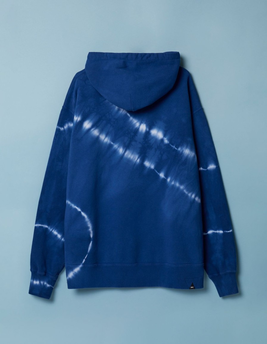 Heren Denham Zweet | Tokyo Tie-Dye Hoody Blauw