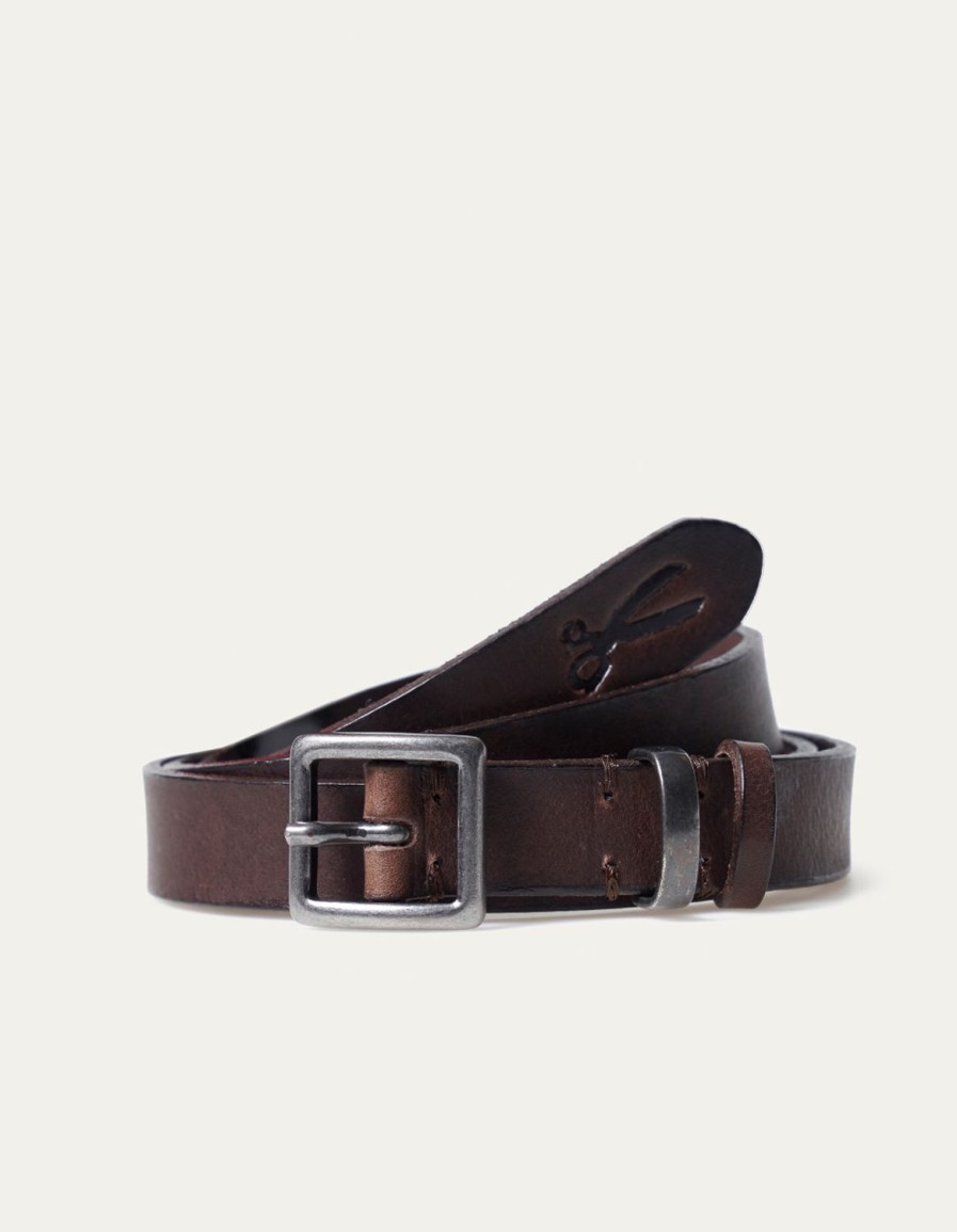 Vrouwen Denham Accessoires | 20 Mm Riem Bruin