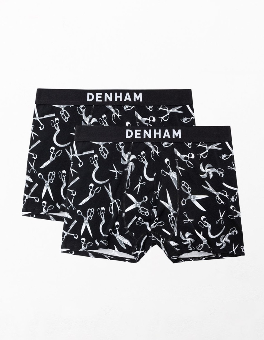 Heren Denham Accessoires | Boxershort Baco Bamboe & Katoenmix All-Over Print