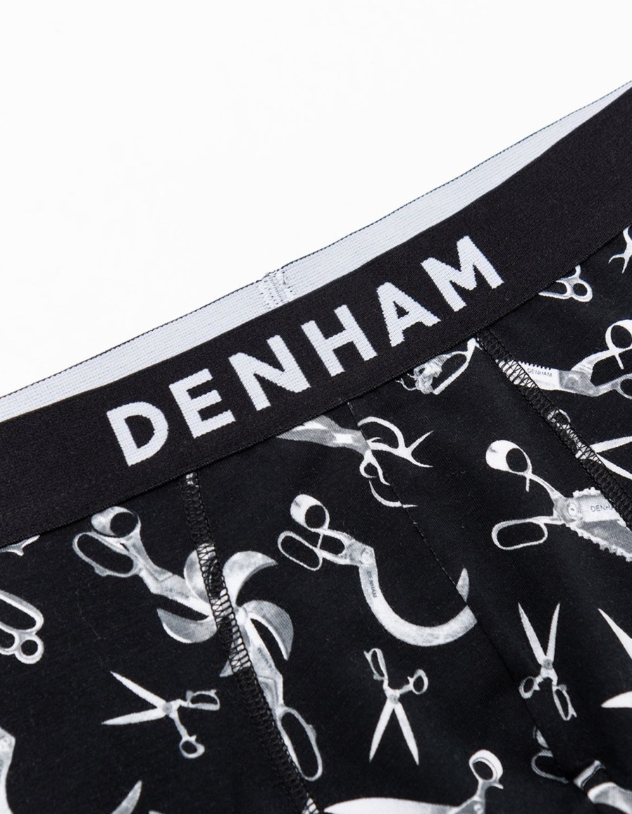 Heren Denham Accessoires | Boxershort Baco Bamboe & Katoenmix All-Over Print