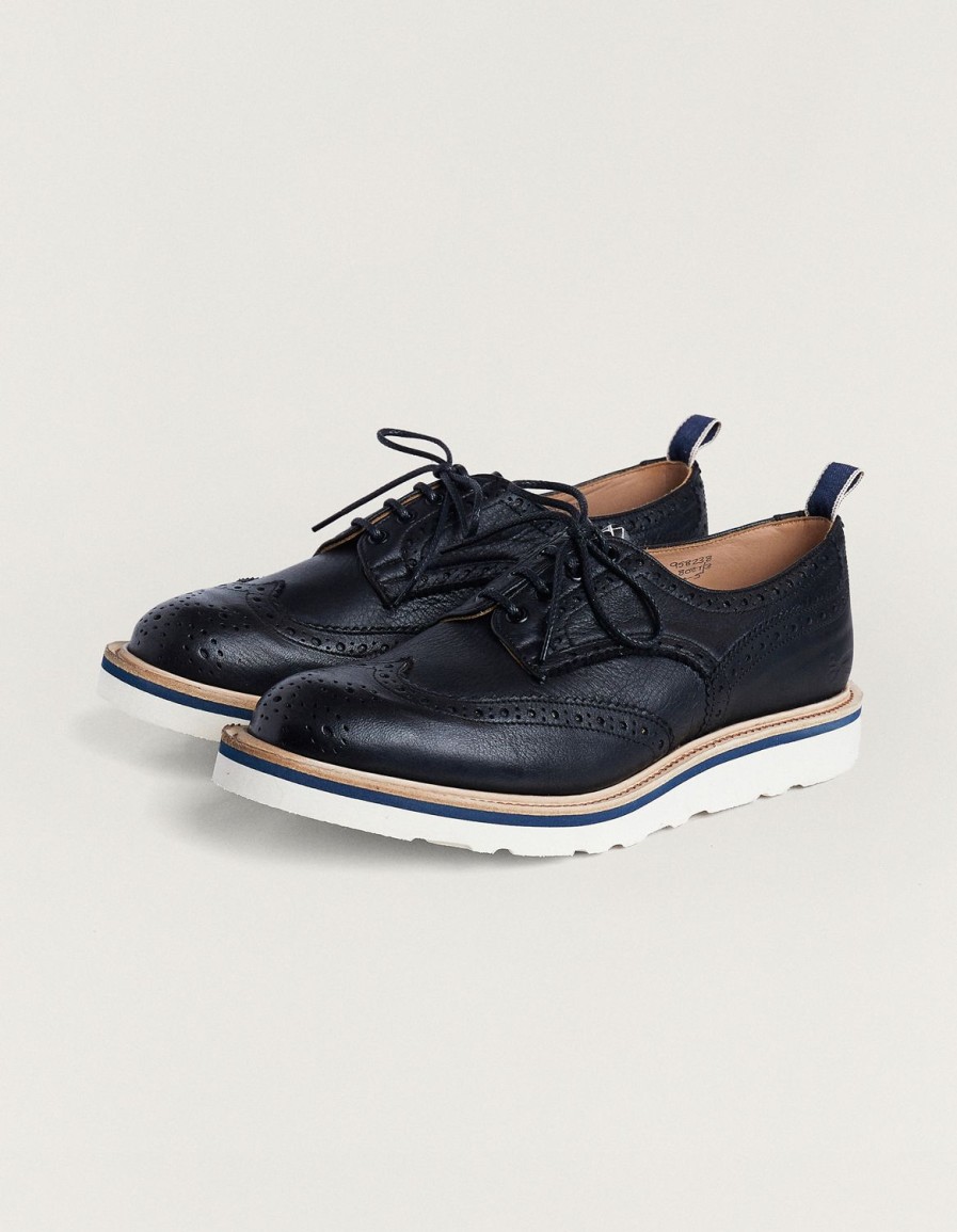 Heren Denham Accessoires | Denham X Tricker'S Bourton Brogueschoen Zwart