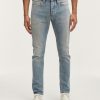 Heren Denham Jeans | Razor Vintage Authentieke Lichte Wassing - Slim Fit Lichtblauw