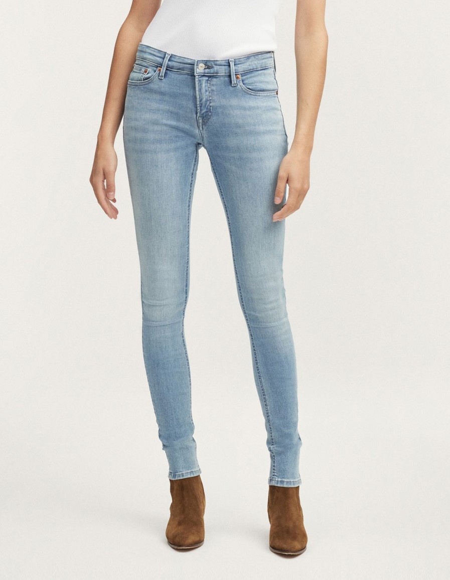 Vrouwen Denham Jeans | Kyo Licht Fris Blauw - Skinny Fit Lichtblauw