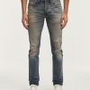 Heren Denham Dun | Razor Vintage Authentiek Blauw - Slim Fit Middenblauw