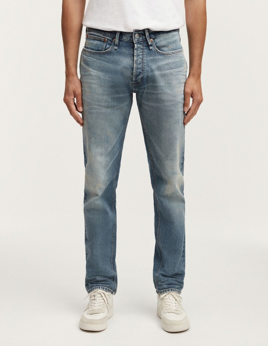 Heren Denham Jeans | Forge Authentieke Stone Wash Tint - Relaxte Pasvorm Lichtblauw