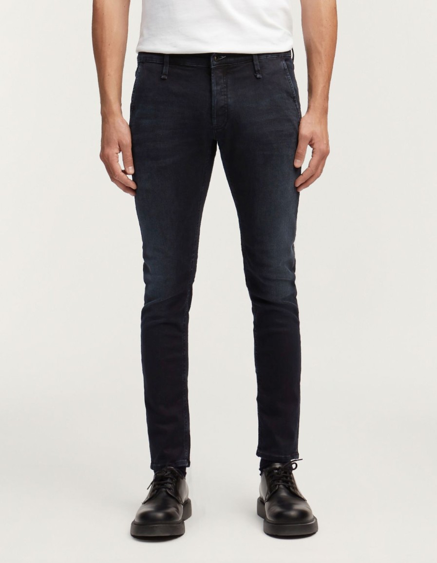 Heren Denham Jeans | York Diep Donker Indigo - Slim Fit Donkerblauw