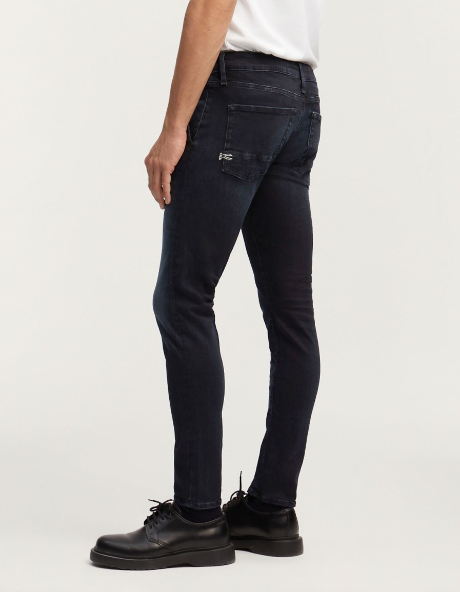 Heren Denham Jeans | York Diep Donker Indigo - Slim Fit Donkerblauw