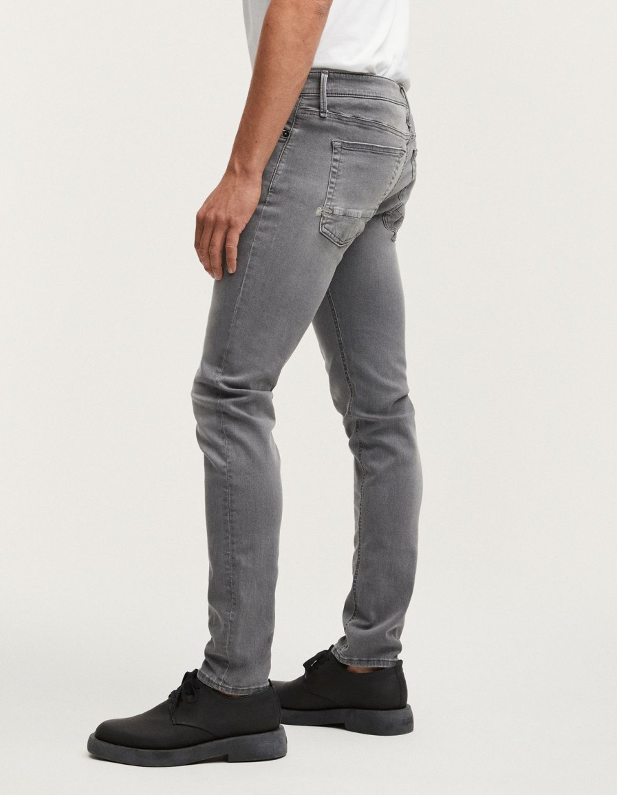 Heren Denham Jeans | Bolt Subtiele Fade Denim - Skinny Pasvorm Grijs