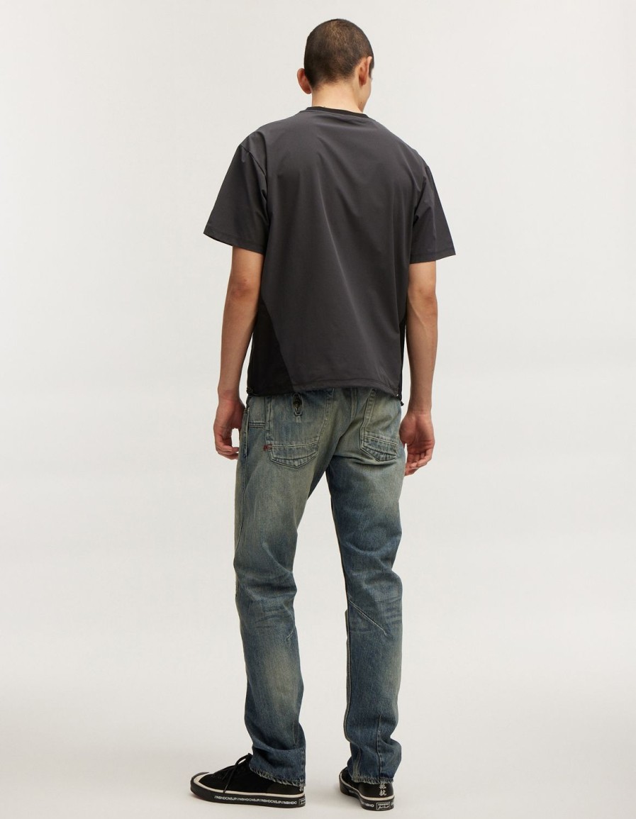 Heren Denham T-Shirts | Sport Hi-Tech T-Shirt Grijs