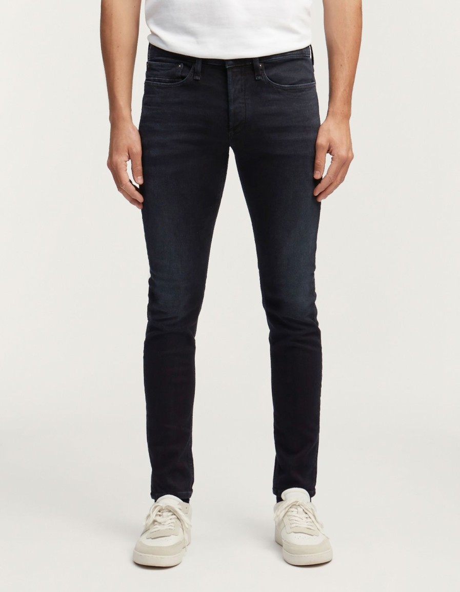 Heren Denham Jeans | Bolt Zwart - Skinny-Fit Donkerblauw