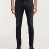 Heren Denham Dun | York Diep Donker Indigo - Slim Fit Donkerblauw