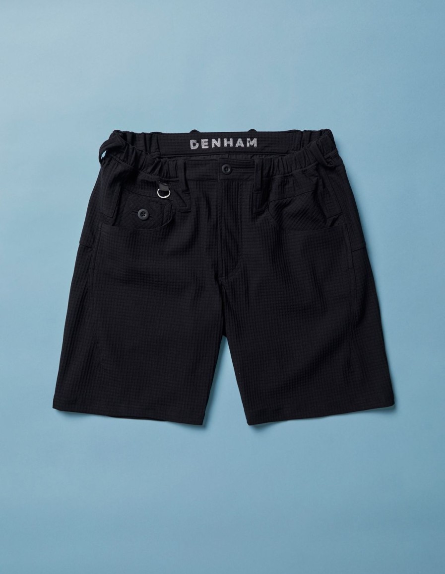 Heren Denham Broek | Tokyo Crossback Short Van Nylonmix Zwart