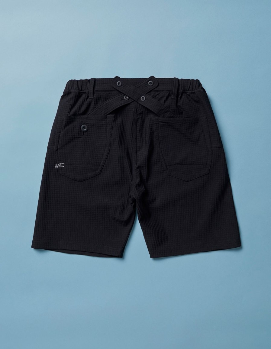 Heren Denham Broek | Tokyo Crossback Short Van Nylonmix Zwart